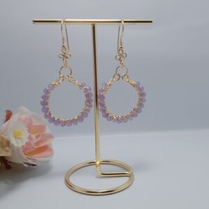 Aros “Encanto Lavanda”
